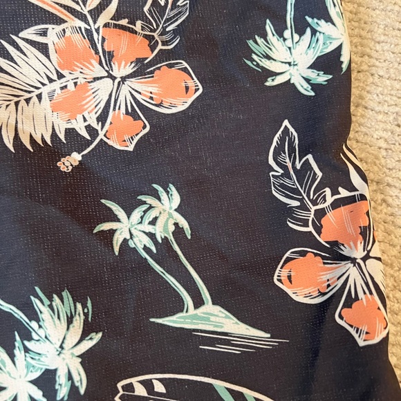 NOT FOR SALE Osh Kosh B’gosh gray tropical boys drawstring elastic swim trunks - Picture 8 of 11